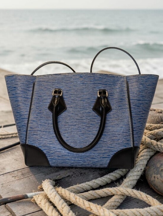 Louis Vuitton Handbags - Louis Vuitton Denim Epi Leather Phenix PM Shoulder Bag